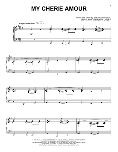 My Cherie Amour [Jazz version] von Stevie Wonder (Download) 