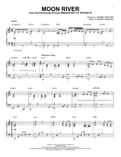 Moon River [Jazz version] von Andy Williams (Download) 