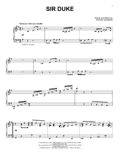 Sir Duke [Jazz version] von Stevie Wonder (Download) 