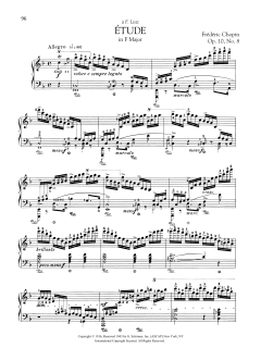 Etude in F Major, Op. 10, No. 8 (Download) 