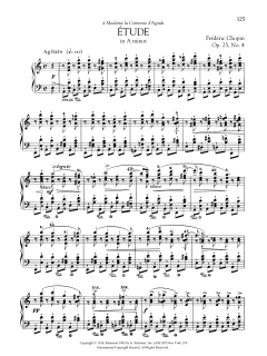 Etude in A minor, Op. 25, No. 4 (Download) 
