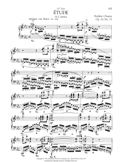 Etude in C Minor, Op. 10, No. 12 (Download) 