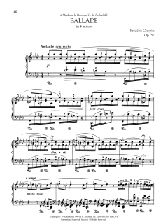 Ballade in F minor, Op. 52 (Download) 