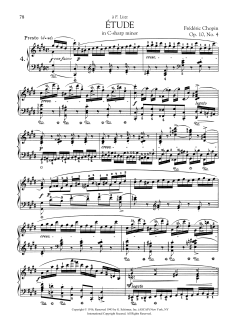 Etude in C-sharp minor, Op. 10, No. 4 (Download) 