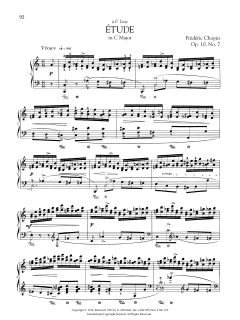 Etude in C Major, Op. 10, No. 7 (Download) 