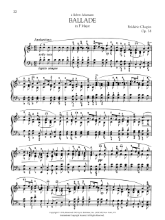 Ballade in F Major, Op. 38 (Download) 