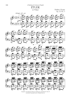 Etude in F Major, Op. 25, No. 3 (Download) 