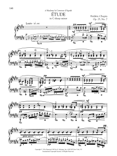Etude in C-sharp minor, Op. 25, No. 7 (Download) 