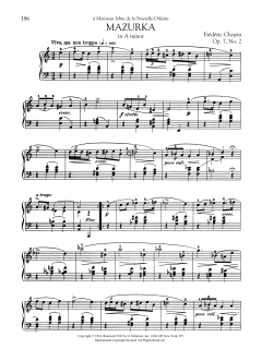 Mazurka in A minor, Op. 7, No. 2 (Download) 