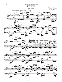 Etude in C minor, Op. 25, No. 12 (Download) 