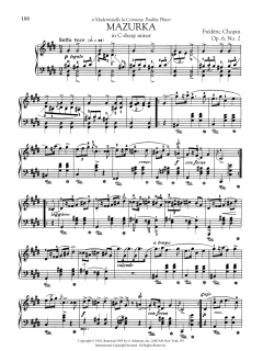 Mazurka in C-sharp minor, Op. 6, No. 2 (Download) 