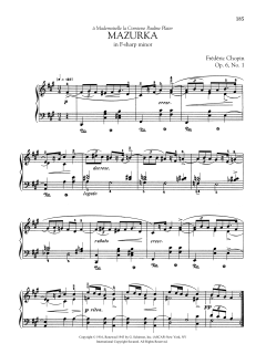 Mazurka in F-sharp minor, Op. 6, No. 1 (Download) 