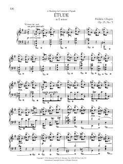 Etude in E minor, Op. 25, No. 5 (Download) 