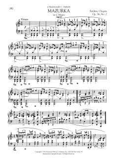 Mazurka in C Major, Op. 56, No. 2 (Download) 