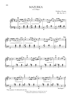 Mazurka in G Major, KK. IIa, No. 2 (Download) 