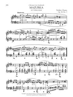 Mazurka in C-sharp minor, Op. 50, No. 3 (Download) 
