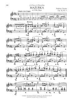 Mazurka in D-flat Major, Op. 30, No. 3 (Download) 