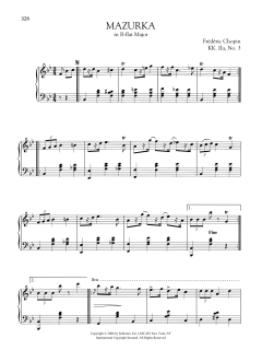 Mazurka in B-flat Major, KK. IIa, No. 3 (Download) 