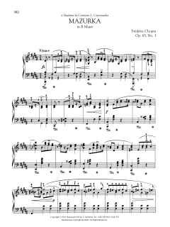 Mazurka in B Major, Op. 63, No. 1 (Download) 
