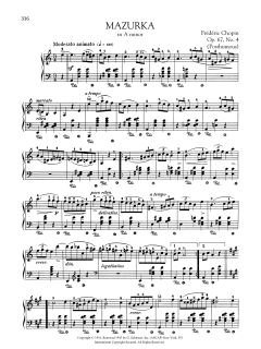 Mazurka in A minor, Op. 67, No. 4 (Download) 
