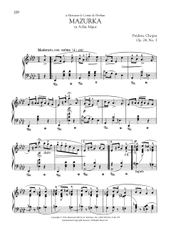Mazurka in A-flat Major, Op. 24, No. 3 (Download) 