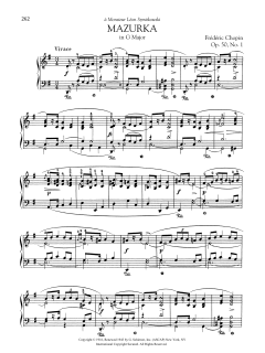 Mazurka in G Major, Op. 50, No. 1 (Download) 