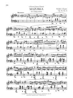 Mazurka in C-sharp minor, Op. 41, No. 4 (Download) 