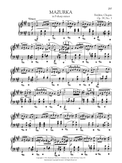 Mazurka in F-sharp minor, Op. 59, No. 3 (Download) 