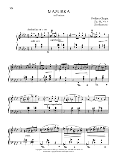 Mazurka in F minor, Op.68, No. 4 (Download) 