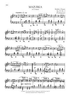 Mazurka in G minor, Op. 67, No. 2 (Download) 