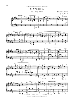 Mazurka in G-sharp minor, Op. 33, No. 1 (Download) 