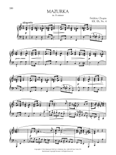 Mazurka in A minor, KK. IIb, No. 4 (Download) 