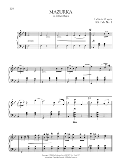 Mazurka in B-flat Major, KK. IVb, No. 1 (Download) 