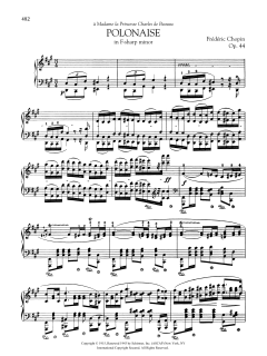 Polonaise in F-sharp minor, Op. 44 (Download) 