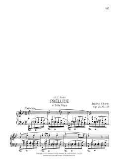 Prélude in B-flat Major, Op. 28, No. 21 (Download) 
