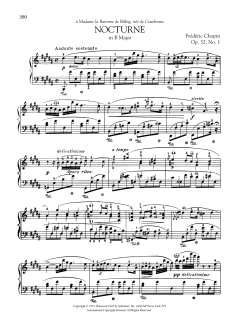 Nocturne in B Major, Op. 32, No. 1 (Download) 