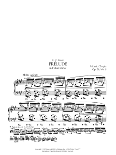 Prélude in F-sharp minor, Op. 28, No. 8 (Download) 