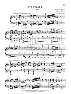 Polonaise in D minor, Op. 71, No. 1 (Download) 