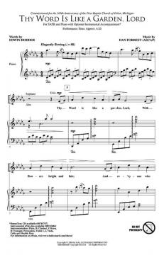 Thy Word Is Like A Garden, Lord (Dan Forrest) 