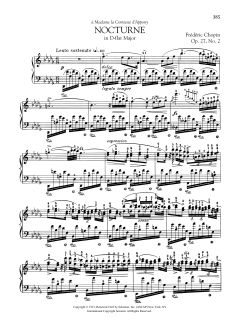 Nocturne in D-flat Major, Op. 27, No. 2 (Download) 