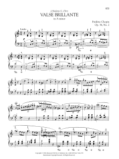 Valse brillante in A minor, Op. 34, No. 2 (Download) 