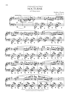 Nocturne in F-sharp minor, Op. 48, No. 2 (Download) 