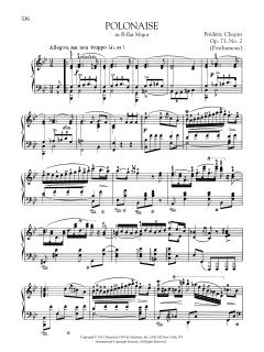 Polonaise in B-flat Major, Op. 71, No. 2 (Download) 