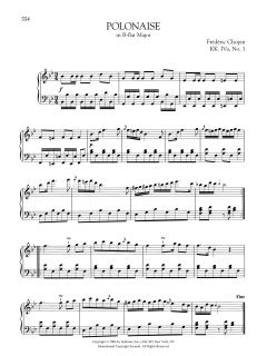 Polonaise in B-flat Major, KK. IVa, No. 1 (Download) 