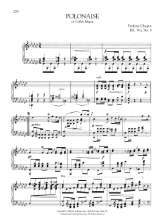 Polonaise in G-flat Major, KK. IVa, No. 8 (Download) 