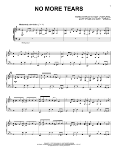 No More Tears [Jazz version] von Ozzy Osbourne (Download) 