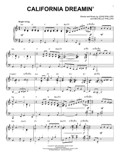 California Dreamin' [Jazz version] von John Phillips (Download) 
