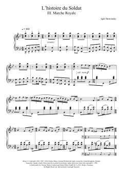L'histoire Du Soldat, III. Marche Royale von Igor Stravinsky (Download) 