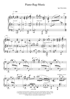 Piano Rag Music von Igor Stravinsky (Download) 