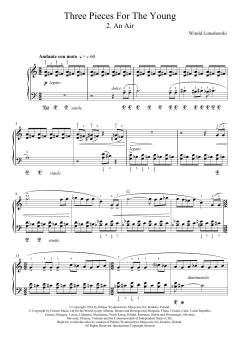 Three Pieces For The Young, 2. An Air von Witold Lutoslawski (Download) 